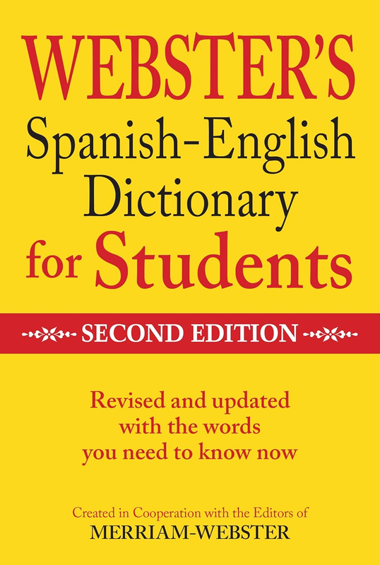 Merriam-Webster WebsterS Spanish-English Dictionary for Studen...