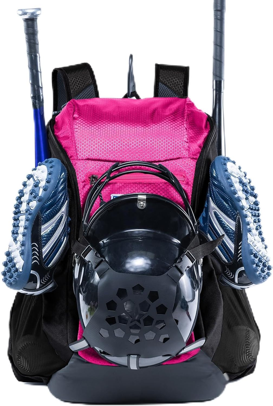 Bag - Baseball Backpack Adult With Gear Klip To Hold