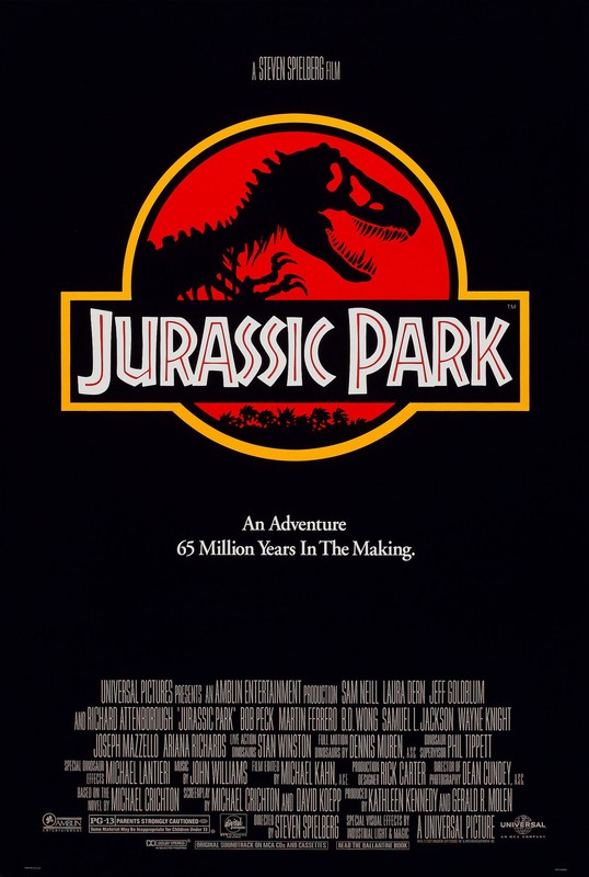 Jurassic Park Film 1993 Poster Locandina 45x32cm Cinema