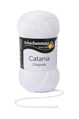 Schachenmayr  Catania 100 % Baumwolle 50 g  stricken häkeln   große Farbauswahl