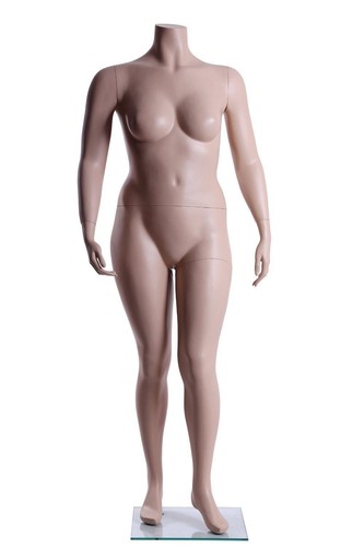 Perückenkopf Dekokopf Natürlicher Teint PQ5 – Stablier Dummy Für Perücken, Hüte Und Schmuck, Ca. 46 Cm