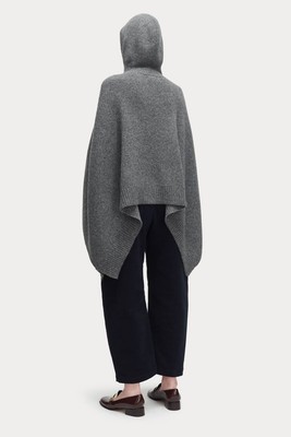 Pre-owned Rachel Comey Ayre Poncho In Grey - Size Xs In Gray