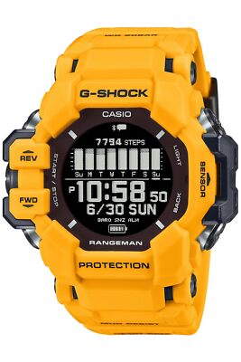 Pre-owned Casio G-shock Gpr-h1000-9jr Rangeman Master Of Bluetooth Gps Men Watch