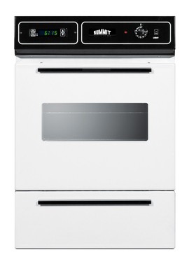 Summit WEM715K 24''W 2.92 Cu. Ft. Electric Single Oven - White