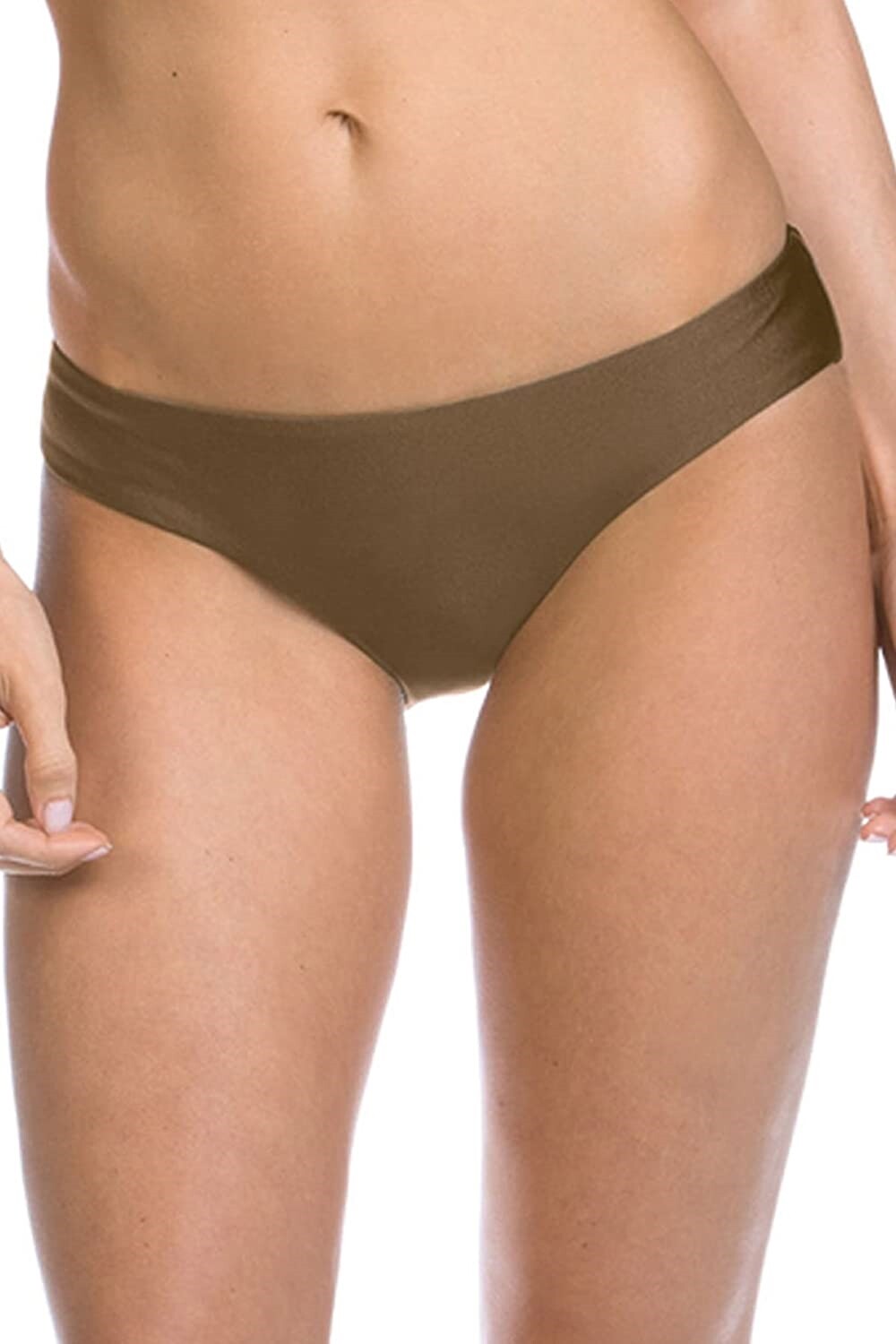 Becca by Rebecca Virtue 262242 Women Reversible American Bikini Bottom Size L