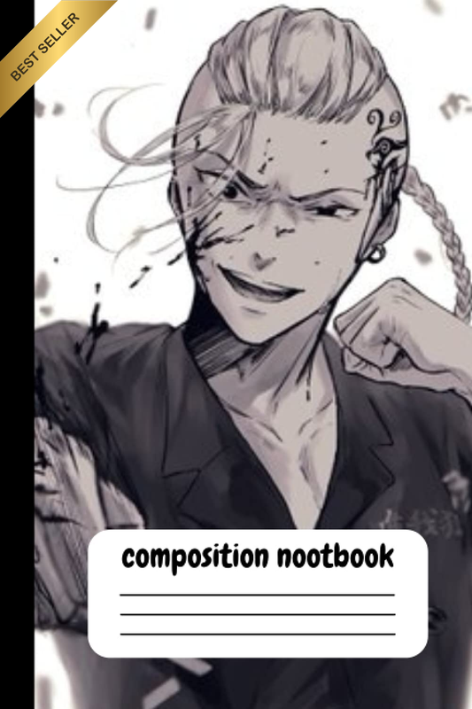 Tokyo Revengers Composition Notebook Takemichi Mikey Draken Otaku Gift 110 Pages