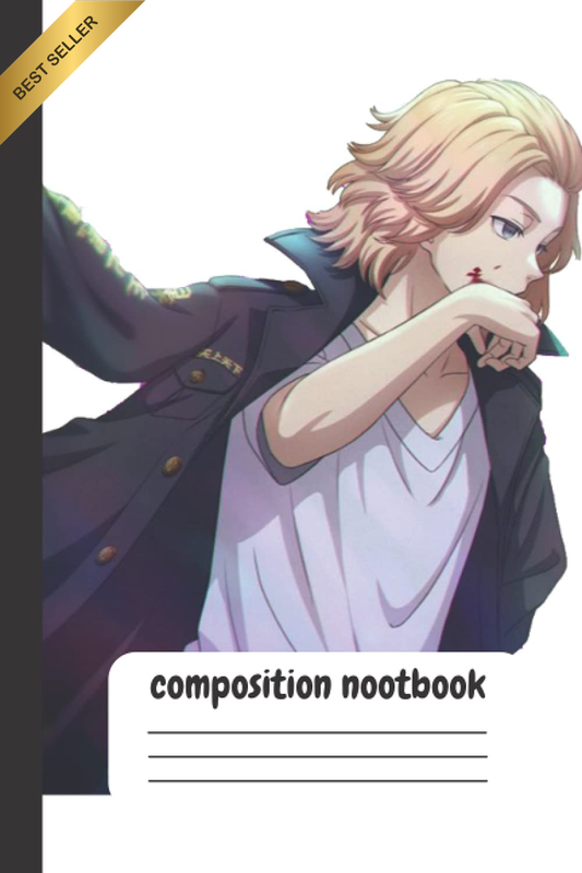 Tokyo Revengers Composition Notebook Takemichi Mikey Draken Otaku Gift 110 Pages