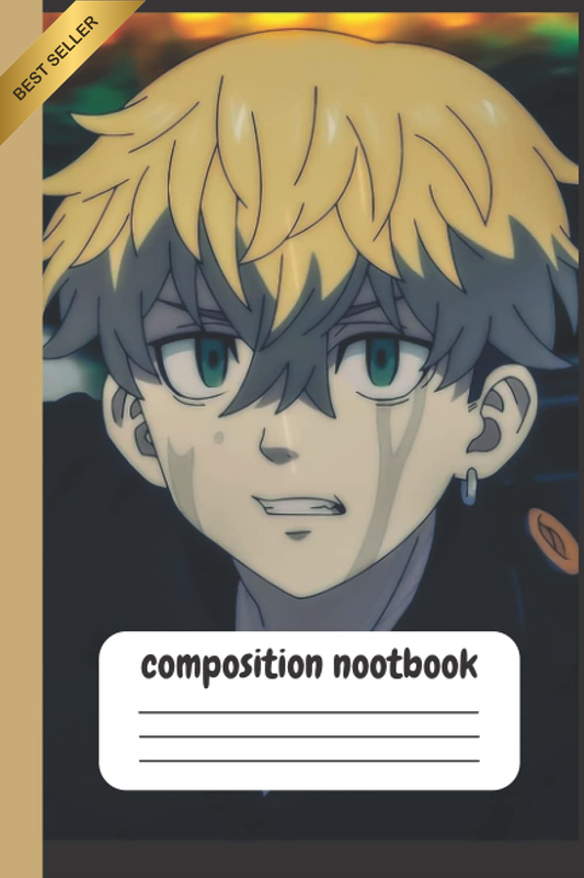 Tokyo Revengers Composition Notebook Takemichi Mikey Draken Otaku Gift 110 Pages