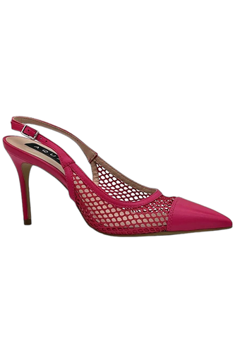 もあ　HEART MOTIF POINTED TOE PUMPS ALAIA Coeur Plexi Heart-Toe Slingback Pumps - Bergdorf Goodman