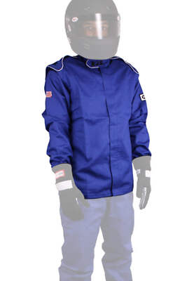 Fits Jacket Blue Small SFI-1 FR Cotton by Rjs Safety 200400303