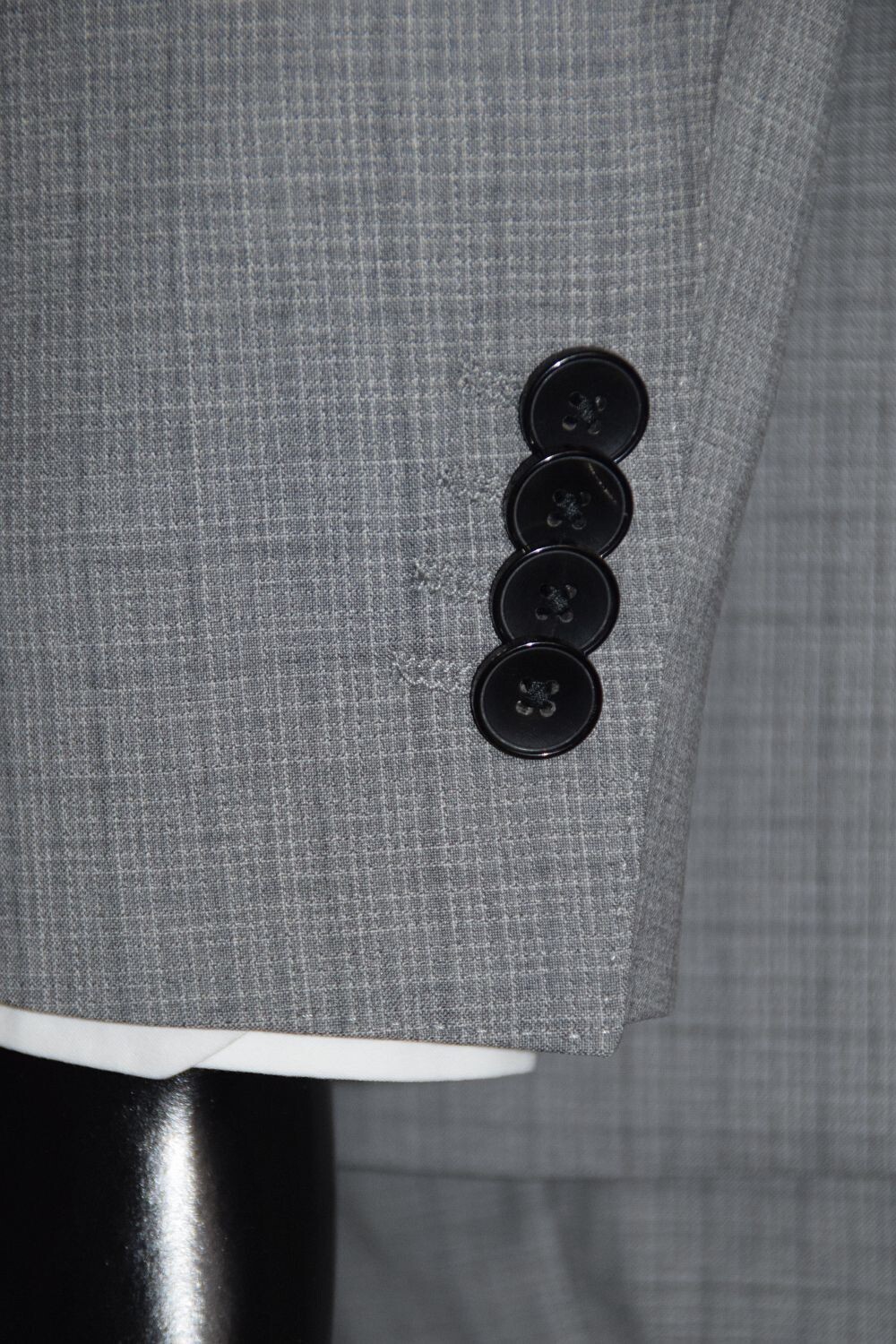 Pre-owned Hugo Boss Suit, Mod. Johnstons4/lenon1, Size 38r, Regular Fit, Stretch Tailoring In Gray