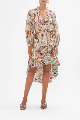 CAMILLA Bambino Bliss Blouson High Low Dress RRP $849