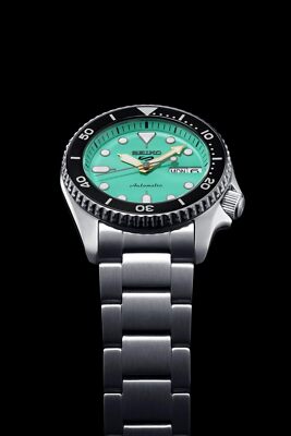 Pre-owned Seiko 5 Sports Skx Style Sbsa229 Mechanical Men's Watch Green W/box - Fedex