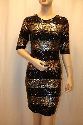 SALE!【BCBG MAXAZRIA】Black Karella Sequined Cocktail Dress BCBGMAXAZRIA Black Karella Sequined Cocktail Dress - Runway