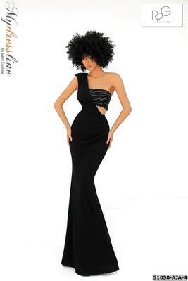 Pre-owned Tarik Ediz 51058 Evening Dress Lowest Price Guarantee Authentic In Black