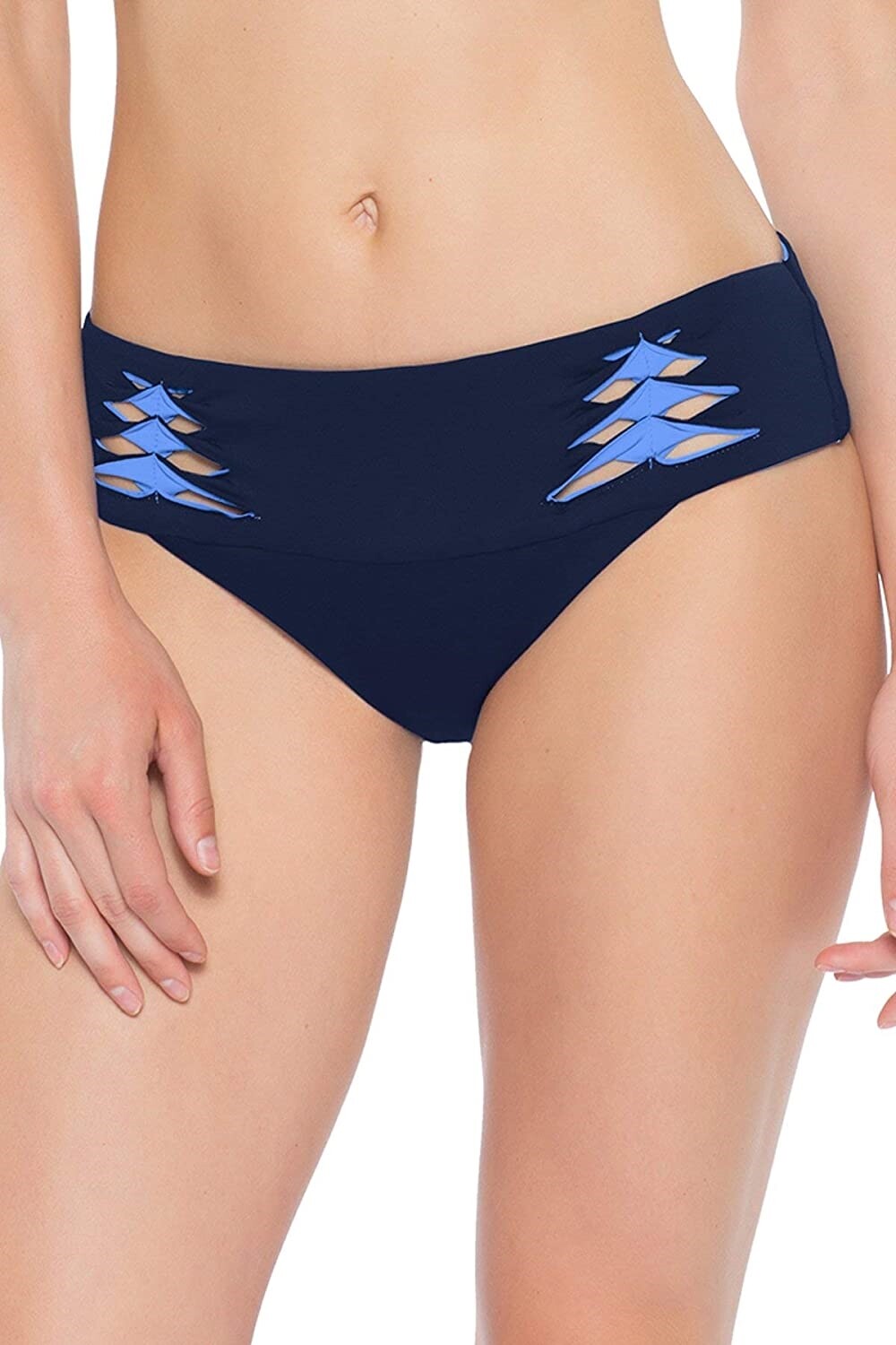 Becca by Rebecca Virtue Women's 184918 Tab Side Hipster Bikini Bottom Size M