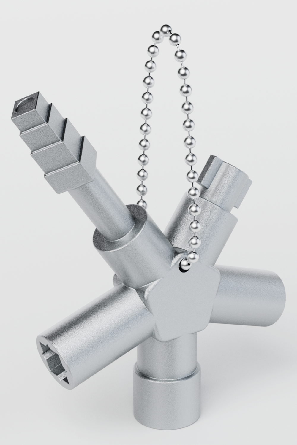 ABSINA Schaltschrankschlüssel mit 4 Profile für Absperrsysteme