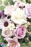 Odouzy Pack of 2 Wedding Arch Decorations Artificial Hanging Flowers Floral Swag for Wedding Welcome Sign Backdrop Balloon Arch Home Party Bridal Ceremony Reusable(Purple)