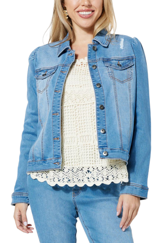 【A.P.C】FEMME 3rd DENIM JKT Vintage wash f25cba274eb750203130390ad99d70