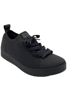 FitFlop Rally E01 Multi-Knit Sneaker All Black
