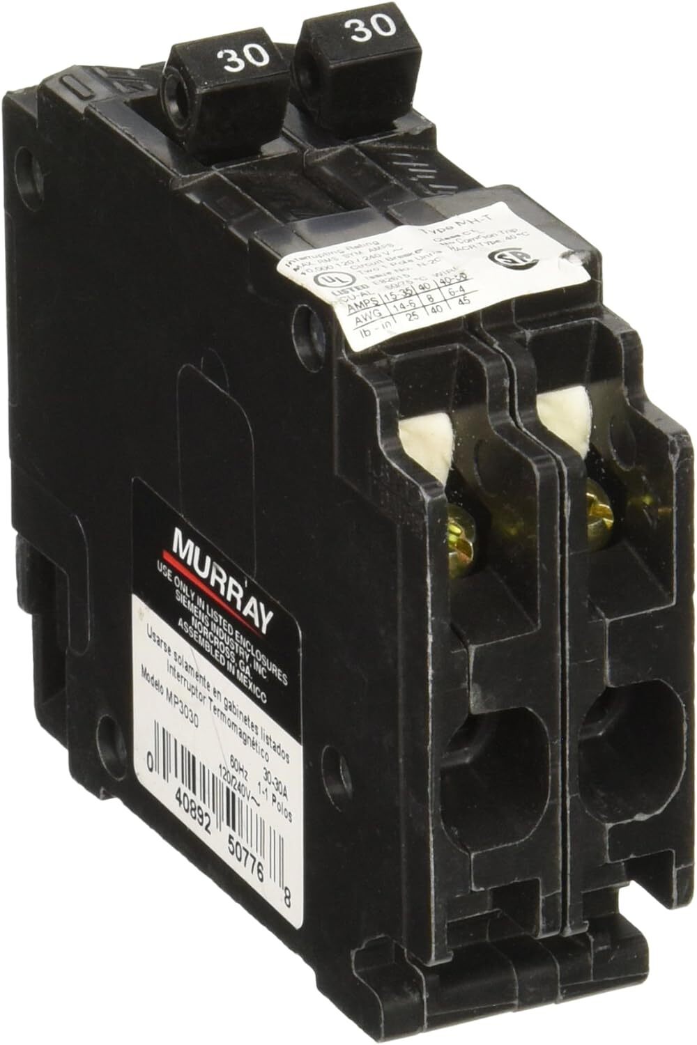 MURRAY MP3030 Q3030 30A 120V/240V 1-POLE CIRCUIT BREAKER New!! CTL