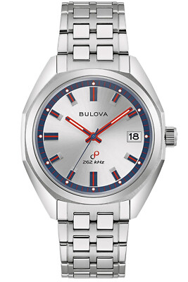 Pre-owned Bulova Men's Watch 1973 Jet Star With 2 Bands Limited Edition 96k112
