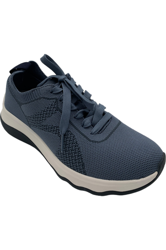 靴 YYYClarks Clarks Cloudsteppers Lace-Up Sneaker Circuit Tie Denim Blue