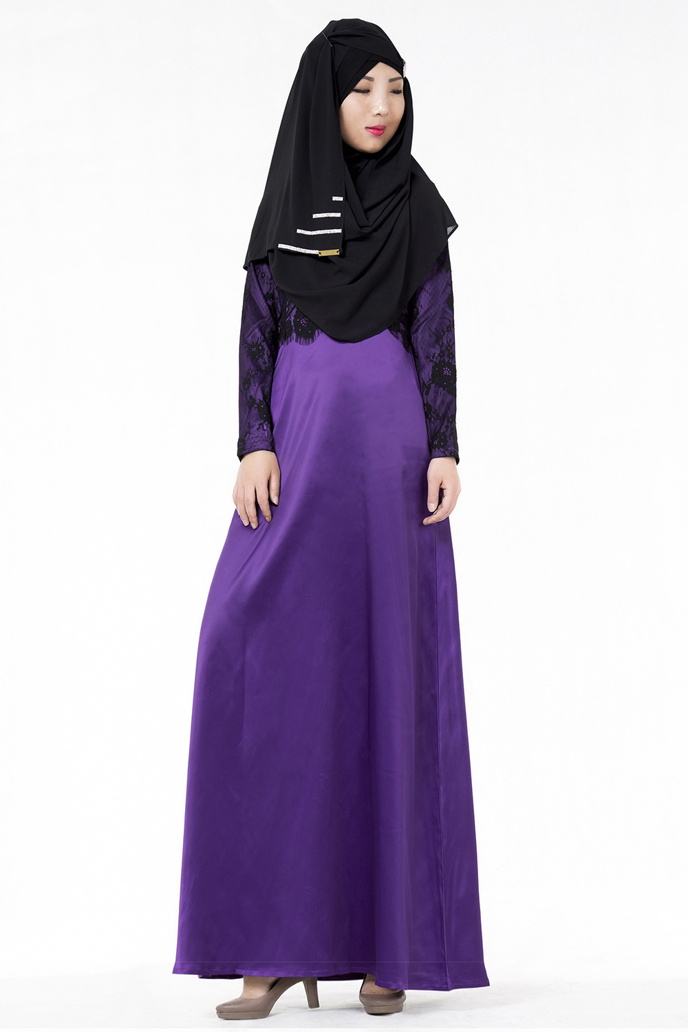 Muslim Dubai Style Maxi dress Women Abaya Kaftan Jilbab Muslim Dubai Style Maxi dress Women Abaya Kaftan Jilbab