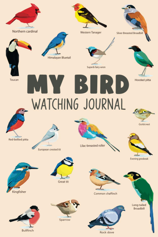 My Bird Watching Journal: a Birdwatching Log Book for Birders & Bird Watchers (G