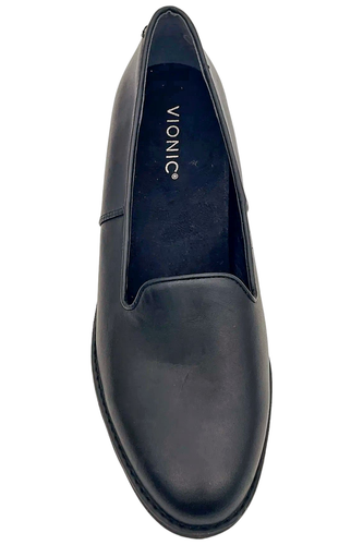 Vionic Water Repellent Wedges Willa Wedge Black Leather