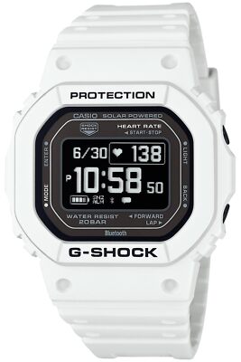 Pre-owned Casio G-shock Dw-h5600-7jr Men Watch G-squad Sport Bluetooth Digital Box