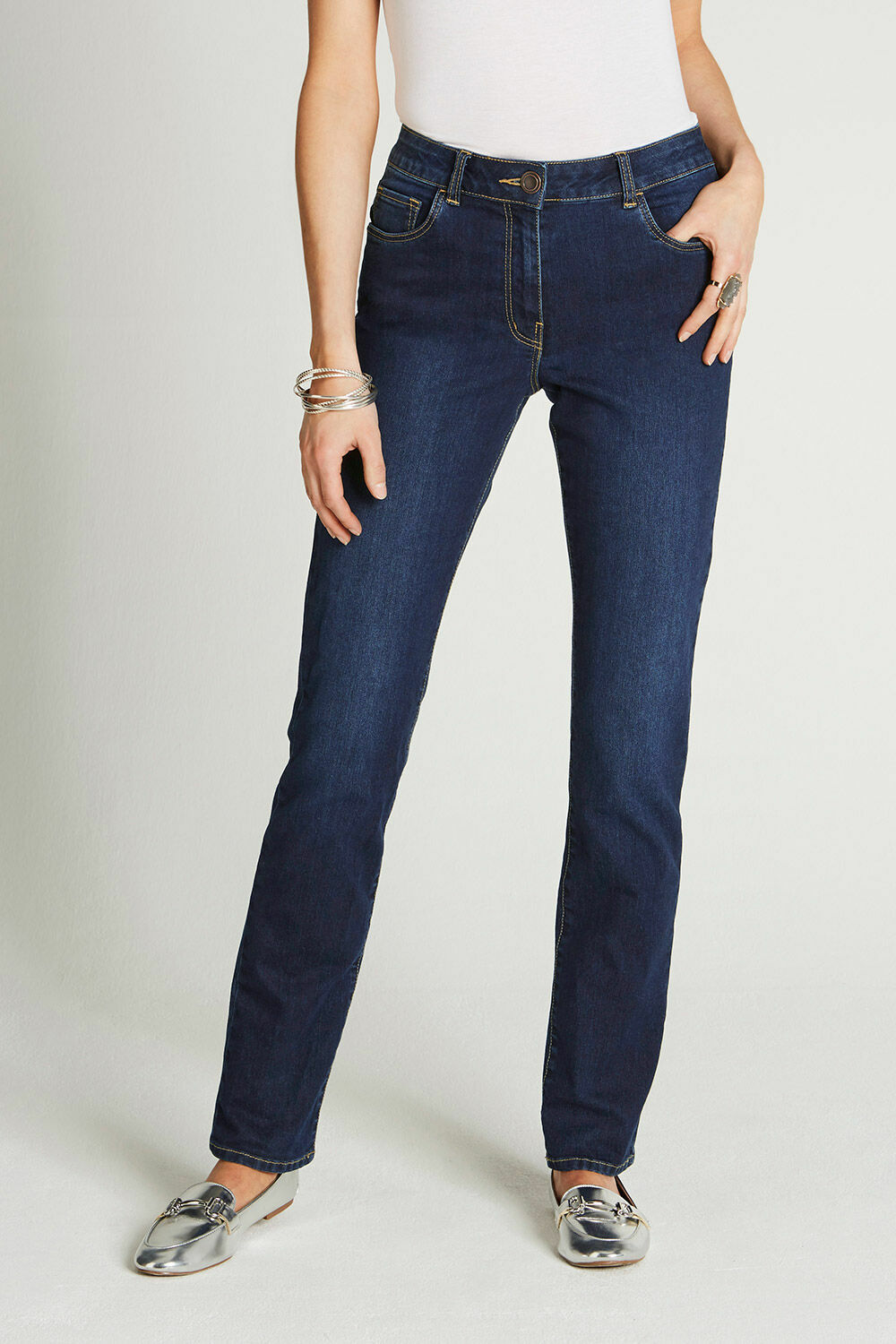 Джинсы Ex Bon Marche Slim Leg Jeans 