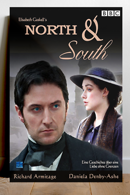 North & South | Richard Armitage | Premium Gloss Poster | TV Show Design | Etsy