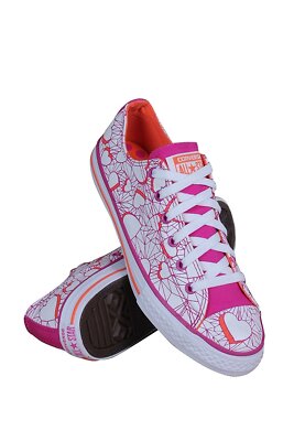 

Конверсы Chuck Taylor All-Star Oxford для дошкольников/начальной школы пурпурный светящийся/белый, Magenta glow/white