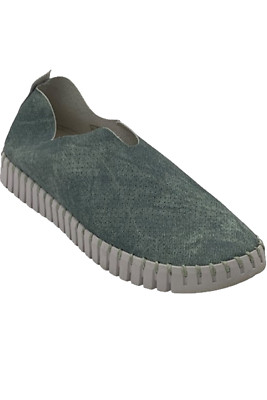 Ilse Jacobsen Slip-On Shoes Tulip 139 Denim Bleached