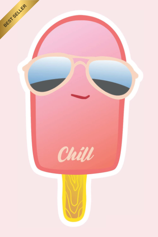Adorable Ice Lolly Chill Popsicle Sketchbook: Cute Summer Kawaii Sketchbook for