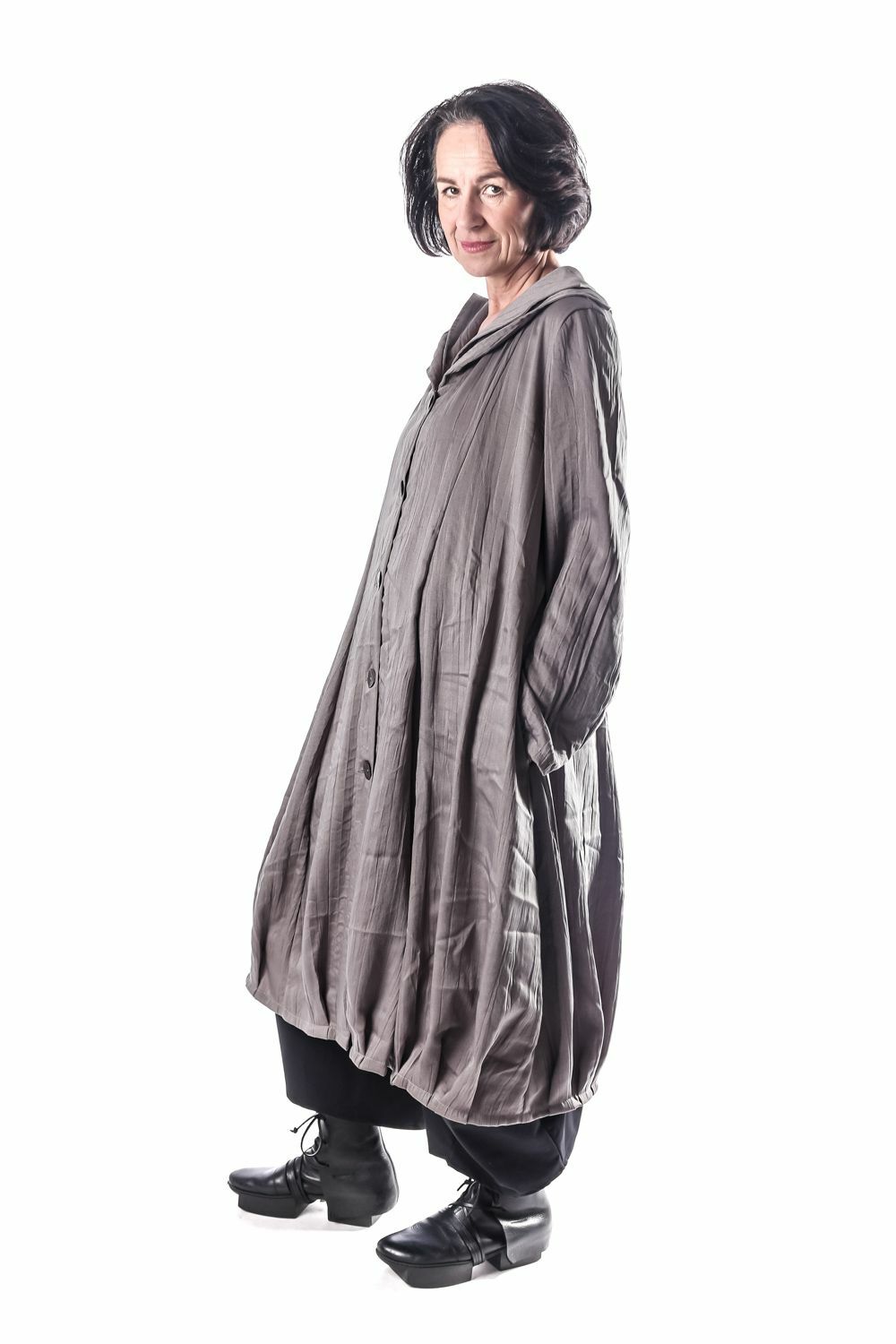 LA CHAMPAGNE HORATIO CRASH MANTEL CAMOU GR. XL ANTHRA TAUPE : XL TAUBE