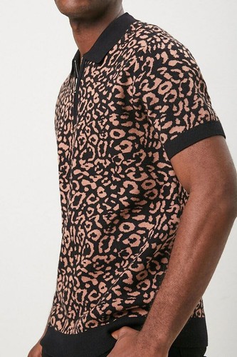 トップス unknown leopard polo shirt archive Leopard - Yellow - Men's Polo – Byrd Gang