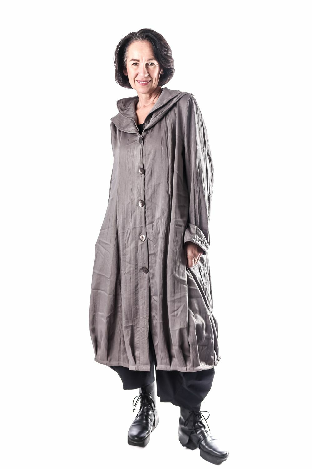 LA CHAMPAGNE HORATIO CRASH MANTEL CAMOU GR. XL ANTHRA TAUPE : XL TAUBE