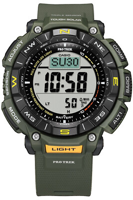 Casio pro Trek Outdoor Men's Watch Green/Black PRG-340-3ER