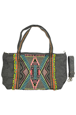 America & Beyond Embellished Tote with Crossbody Strap Gargoyle