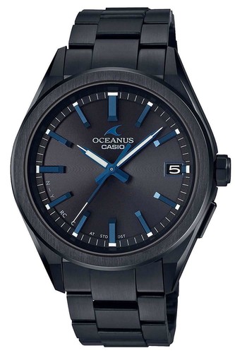 Pre-owned Casio Oceanus Classic Line Ocw-t200sb-1ajf Solar Radio Men's Watch In Box