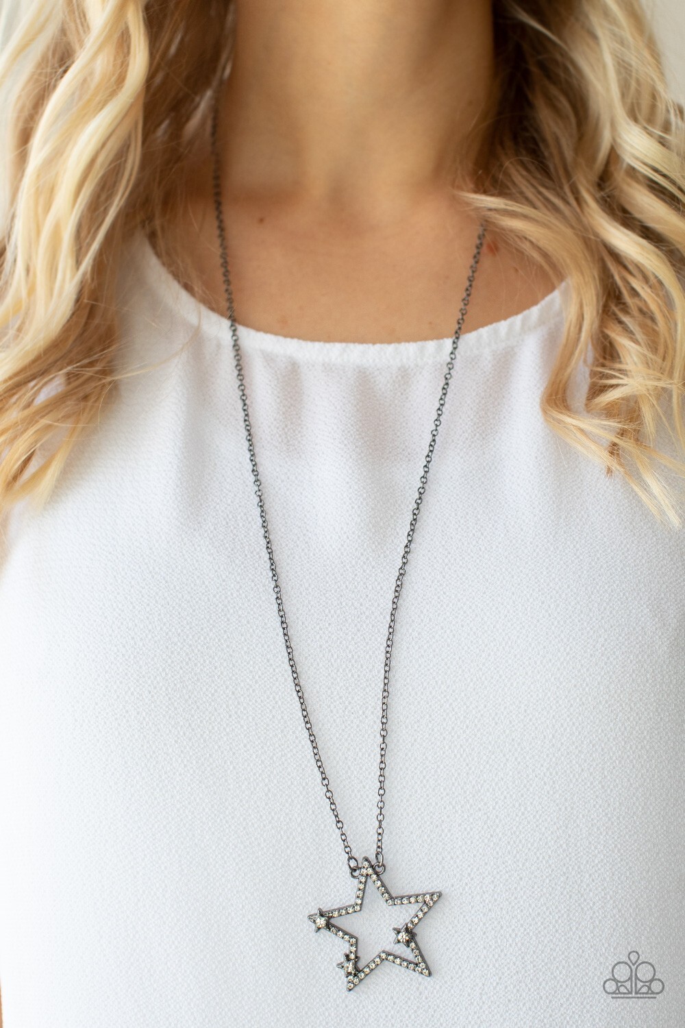 ★SENTIMENTS★ NO.432 [BLACK] NECKLACE Paparazzi 