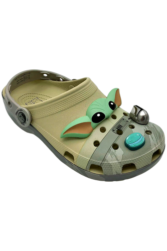 CROCS Men's STAR WARS Grogu Classic Clog Bone | eBay
