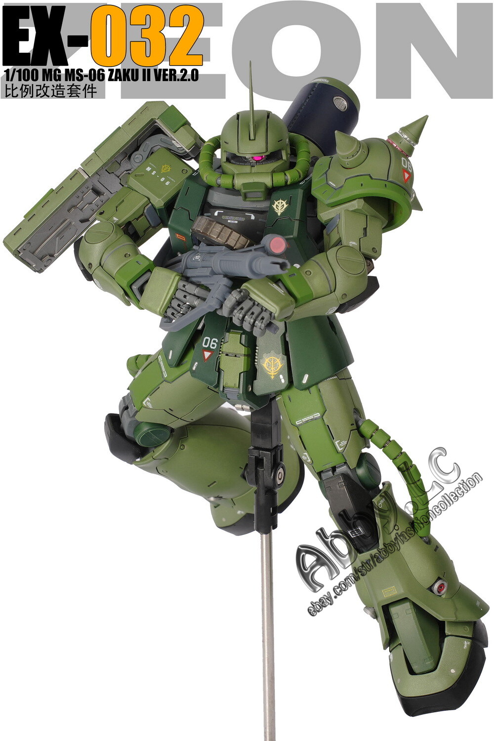 for MG 1/100 MS-06S J F Zaku II ver 2.0 Anubis One Year War