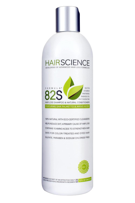 Formula  Hair Restoration Shampoo | DHT Blocking Shampoo & Conditioner with Saw