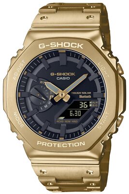 Pre-owned Casio G-shock Gm-b2100gd-9ajf Gold Full Metal Analog Digital Men Watch