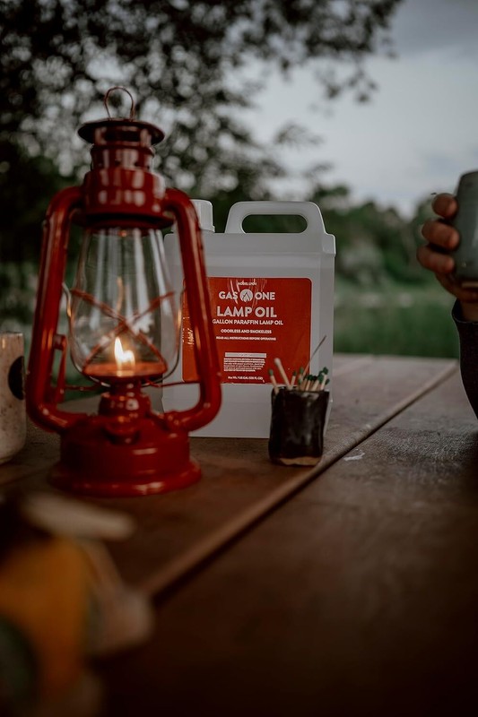Liquid Paraffin Lamp Oil &ndash; 1 Gallon (128Oz) Clear Oil Lamp &ndash; Multifunctional Lam