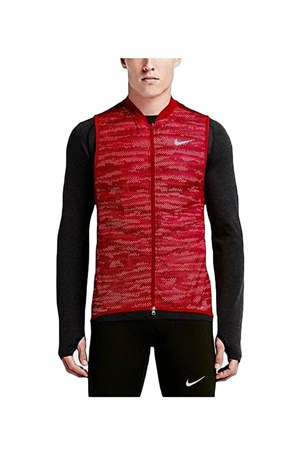 入手困難モデル 新品 NIKE AEROLOFT CITY VEST NIKE 800 DOWN AEROLOFT VEST JACKET SIZE S SMALL RED FLASH