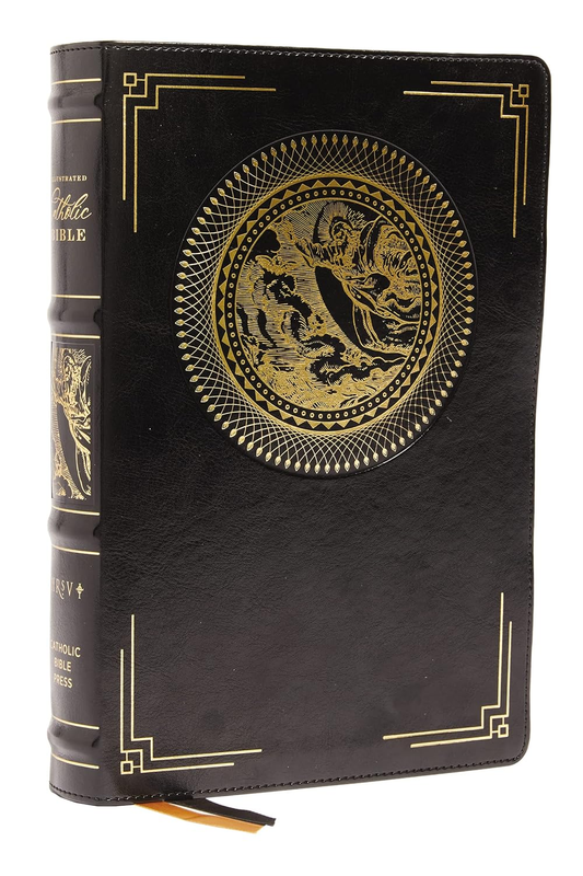 NRSVCE Illustrated Catholic Bible, Comfort Print: Holy Bible [Black]